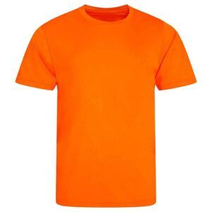 AWDis Cool Unisex Adult Smooth T-Shirt / Electric Orange